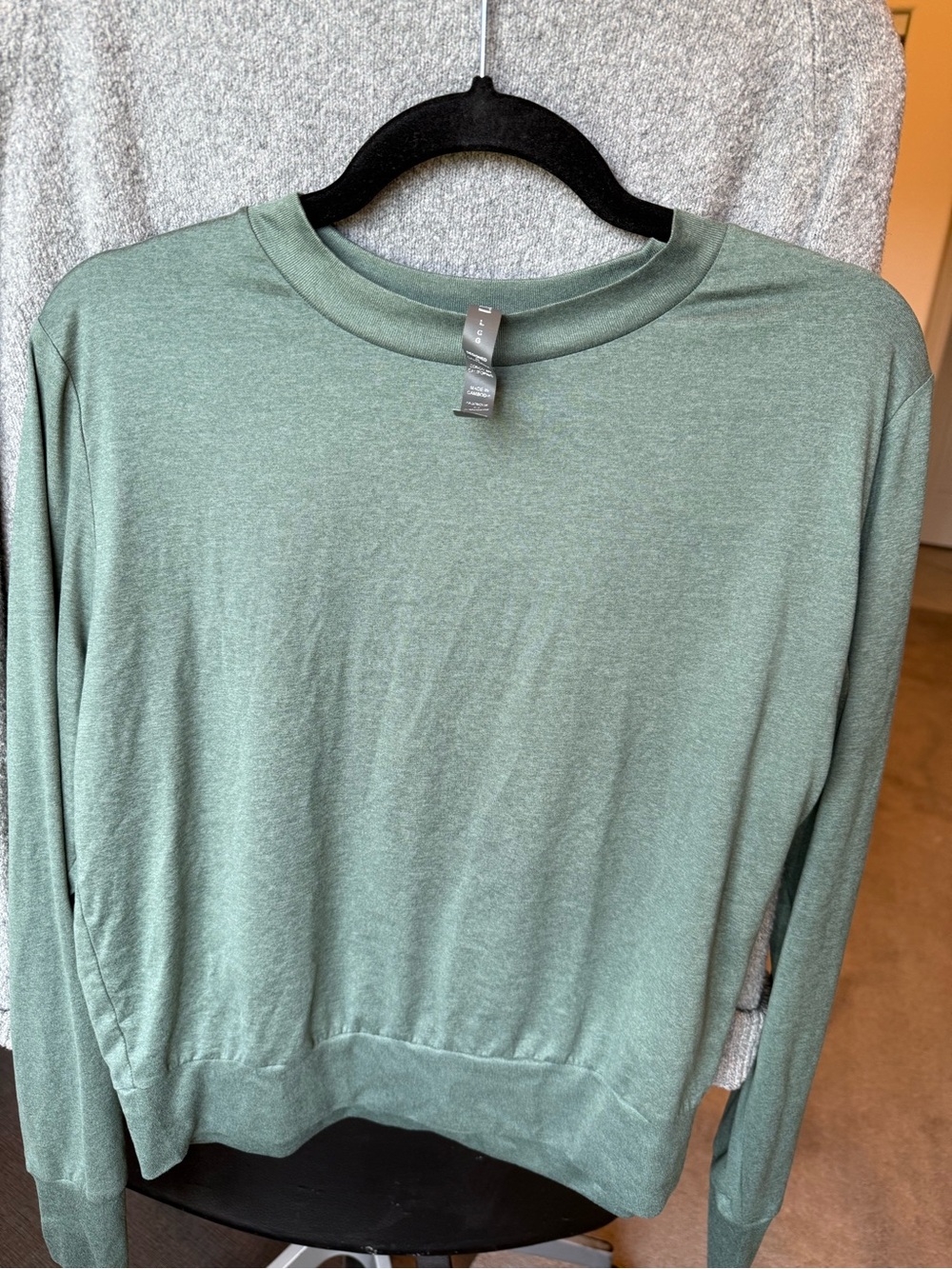 Vuori Daydream Crewneck sweater size L color aquamarine (blue/green heather)